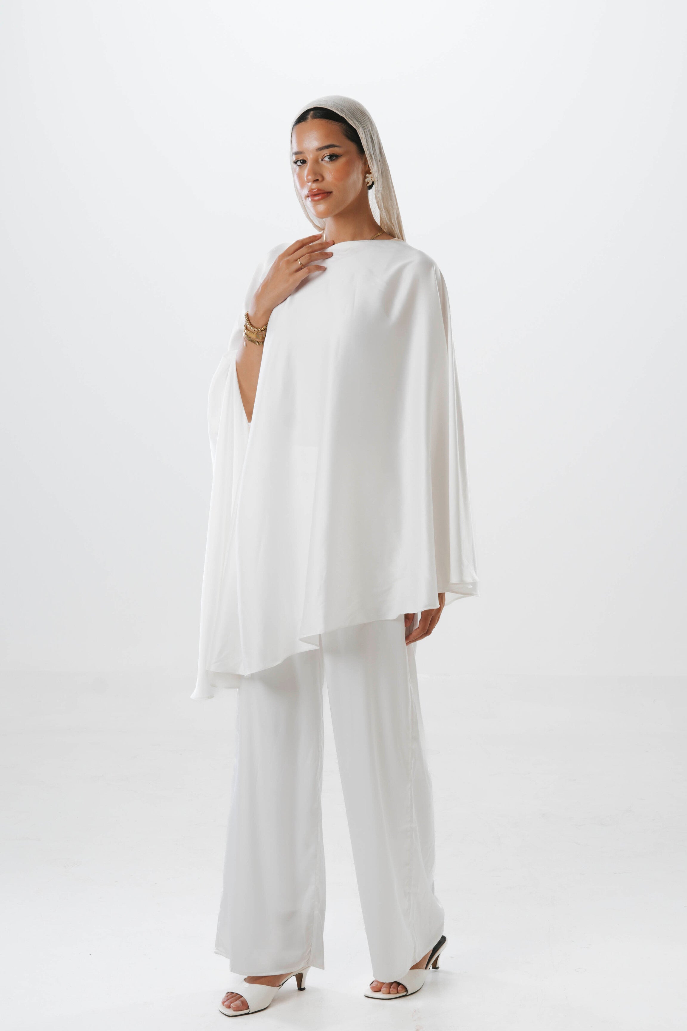Fosoul Flow Silk Satin Set
