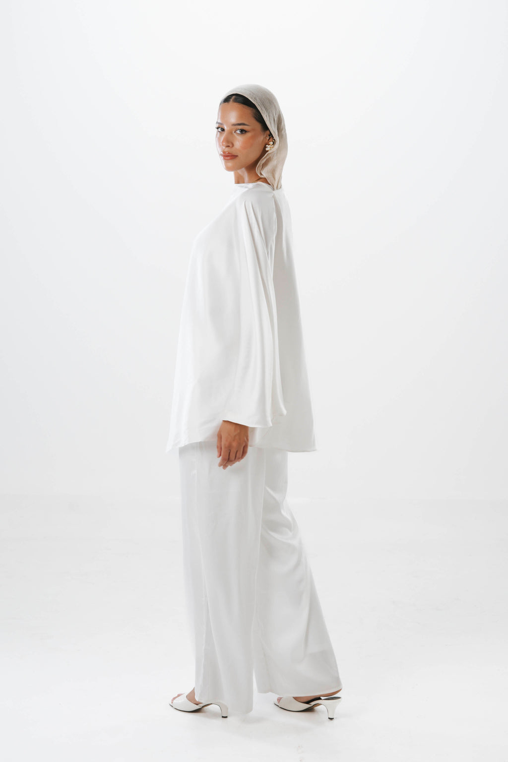 Fosoul Flow Silk Satin Set