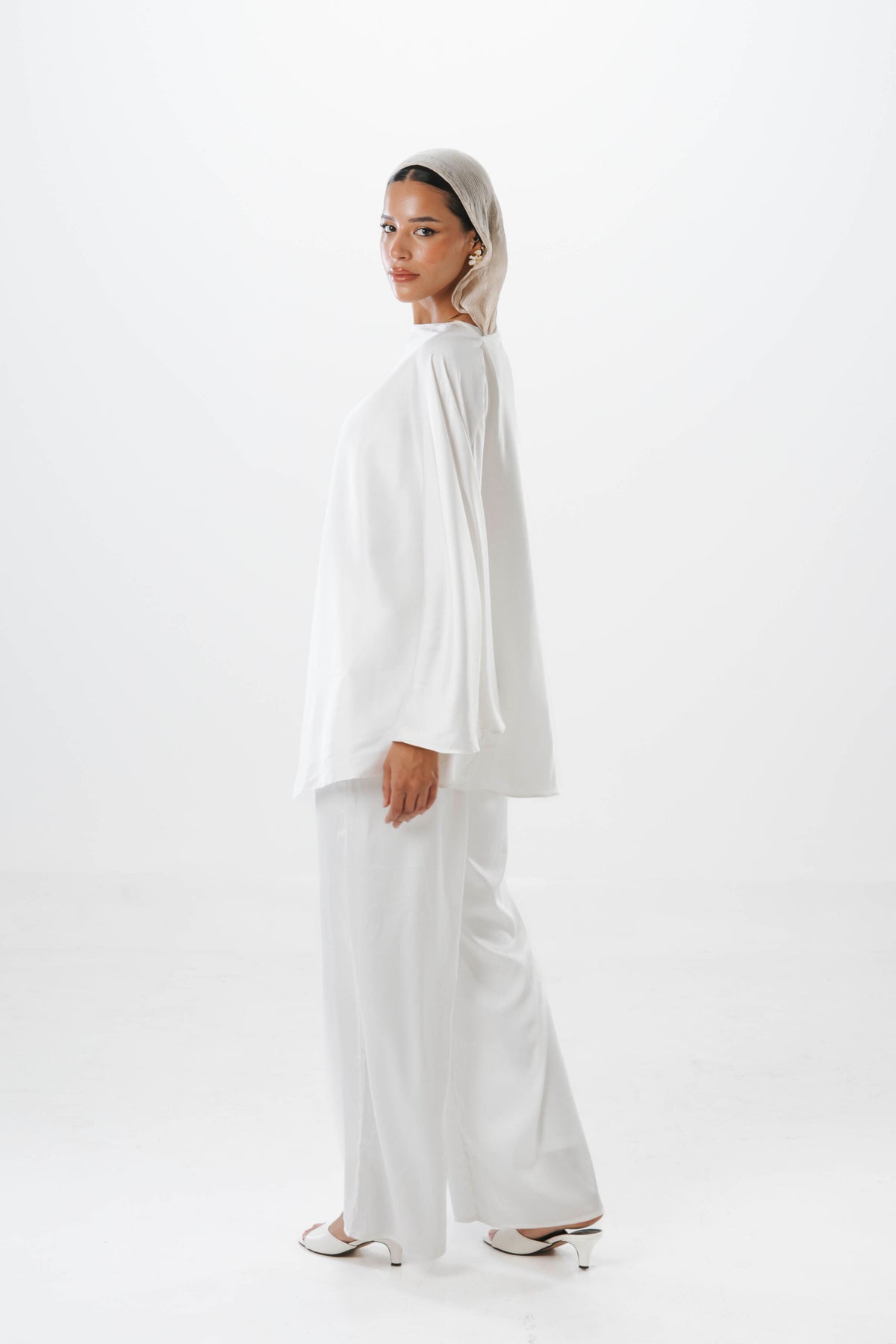 Fosoul Flow Silk Satin Set