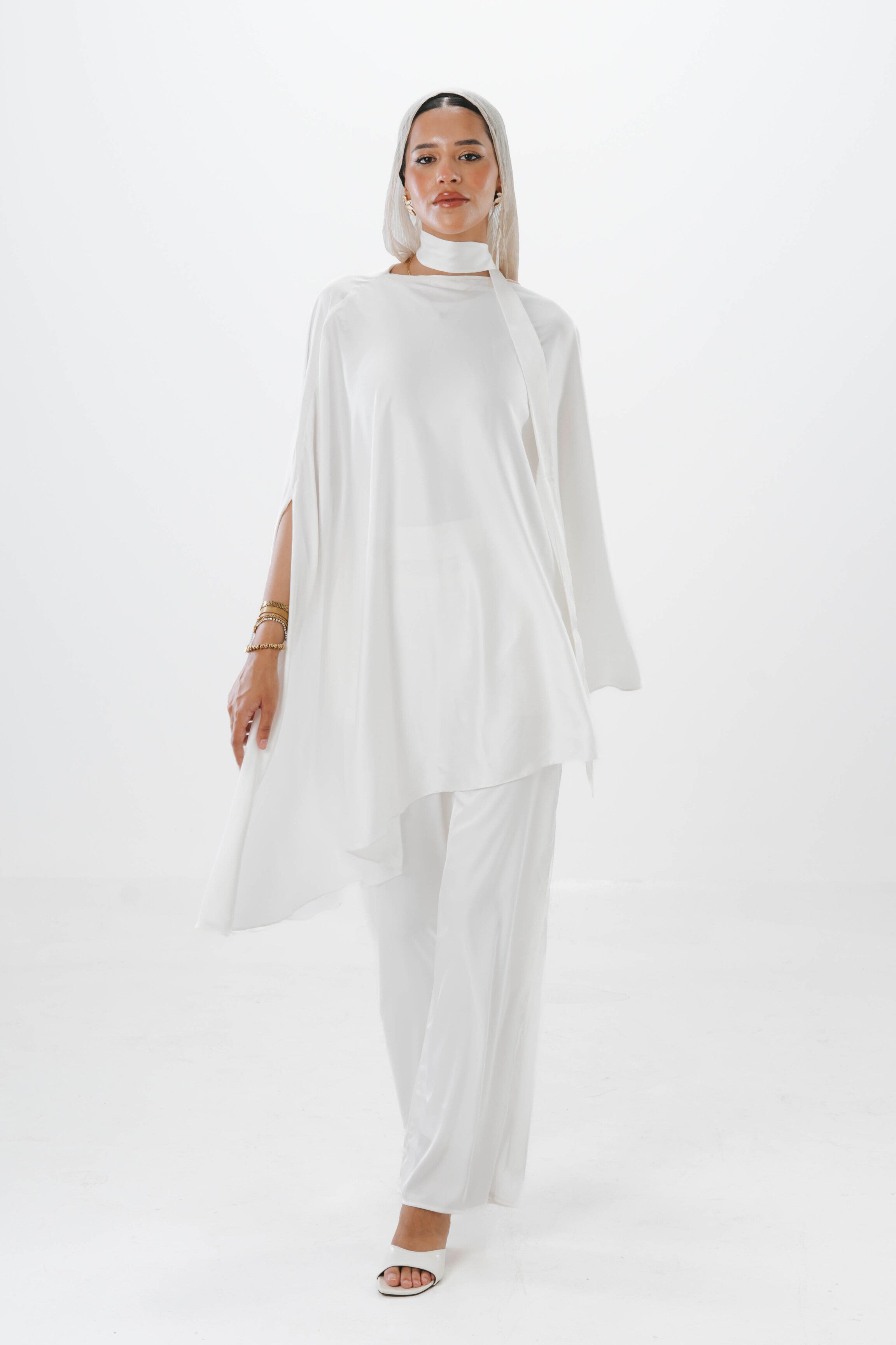 Fosoul Flow Silk Satin Set