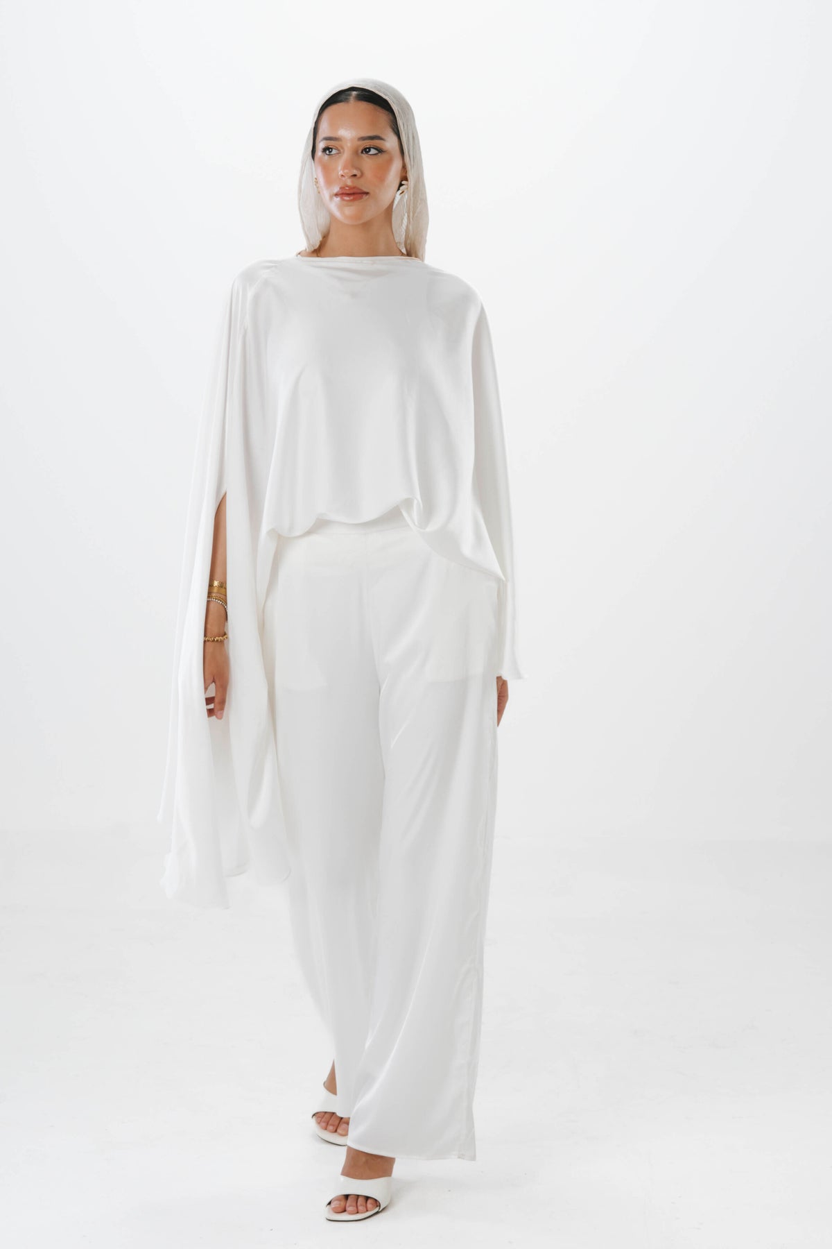 Fosoul Flow Silk Satin Set