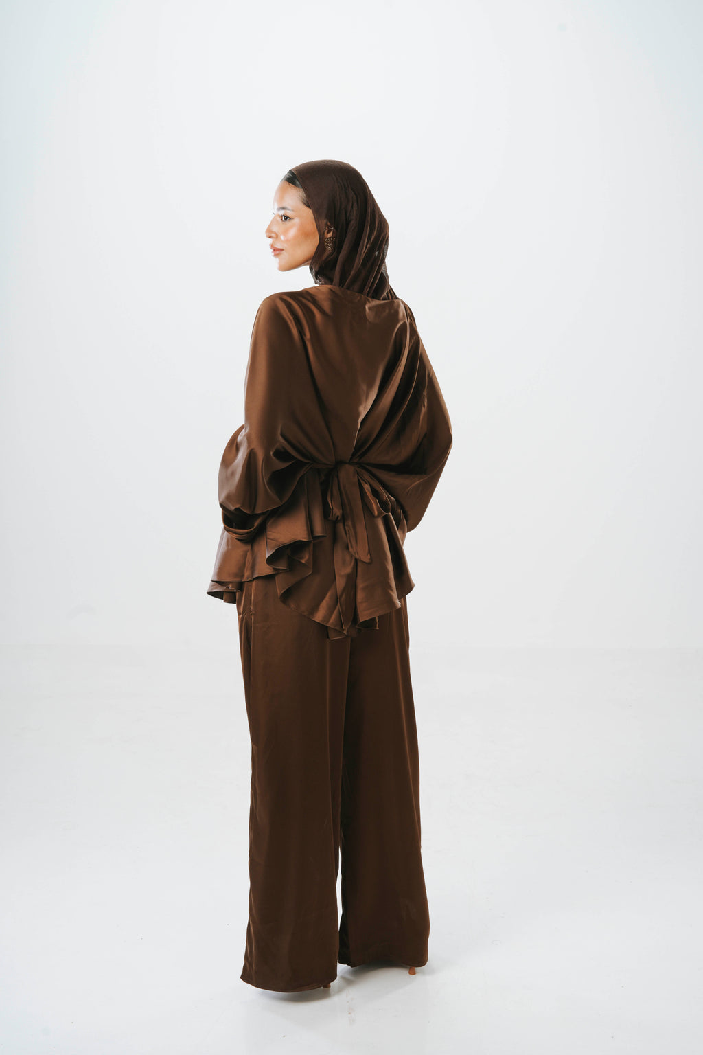 Fosoul Flow Silk Satin Set
