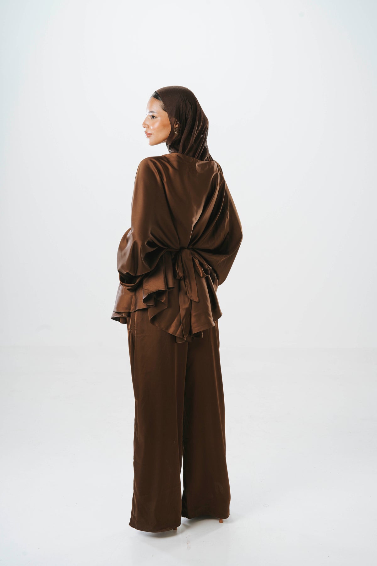 Fosoul Flow Silk Satin Set