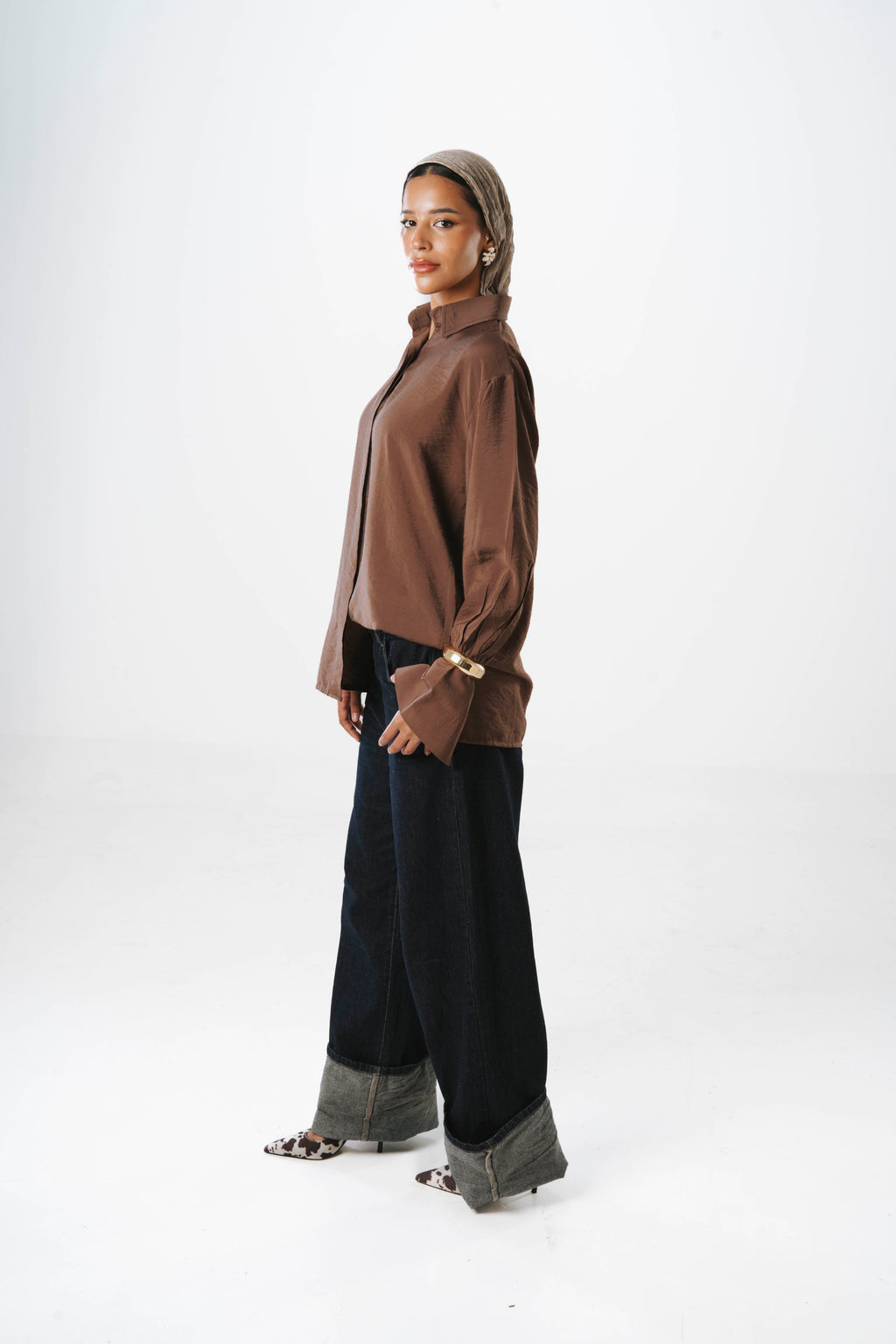Fosoul Sheer Brown shirt