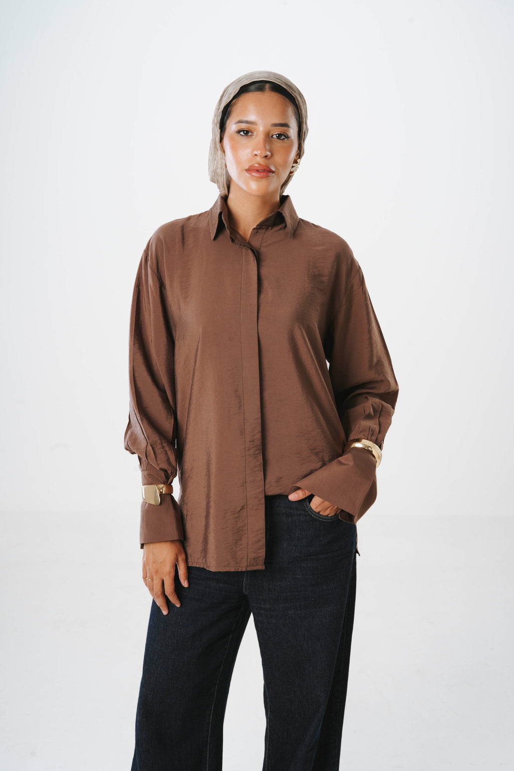 Fosoul Sheer Brown shirt