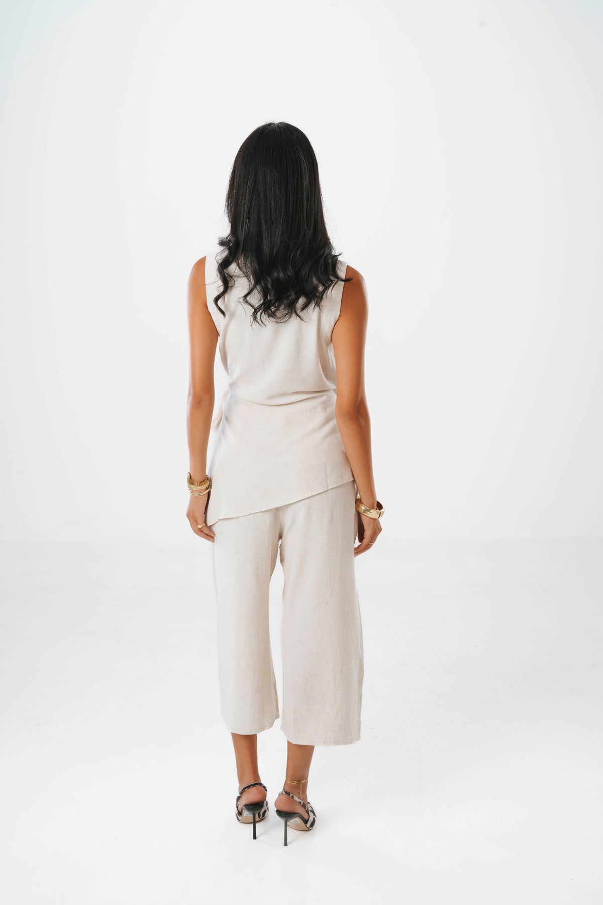 Fosoul Asymmetric Linen set