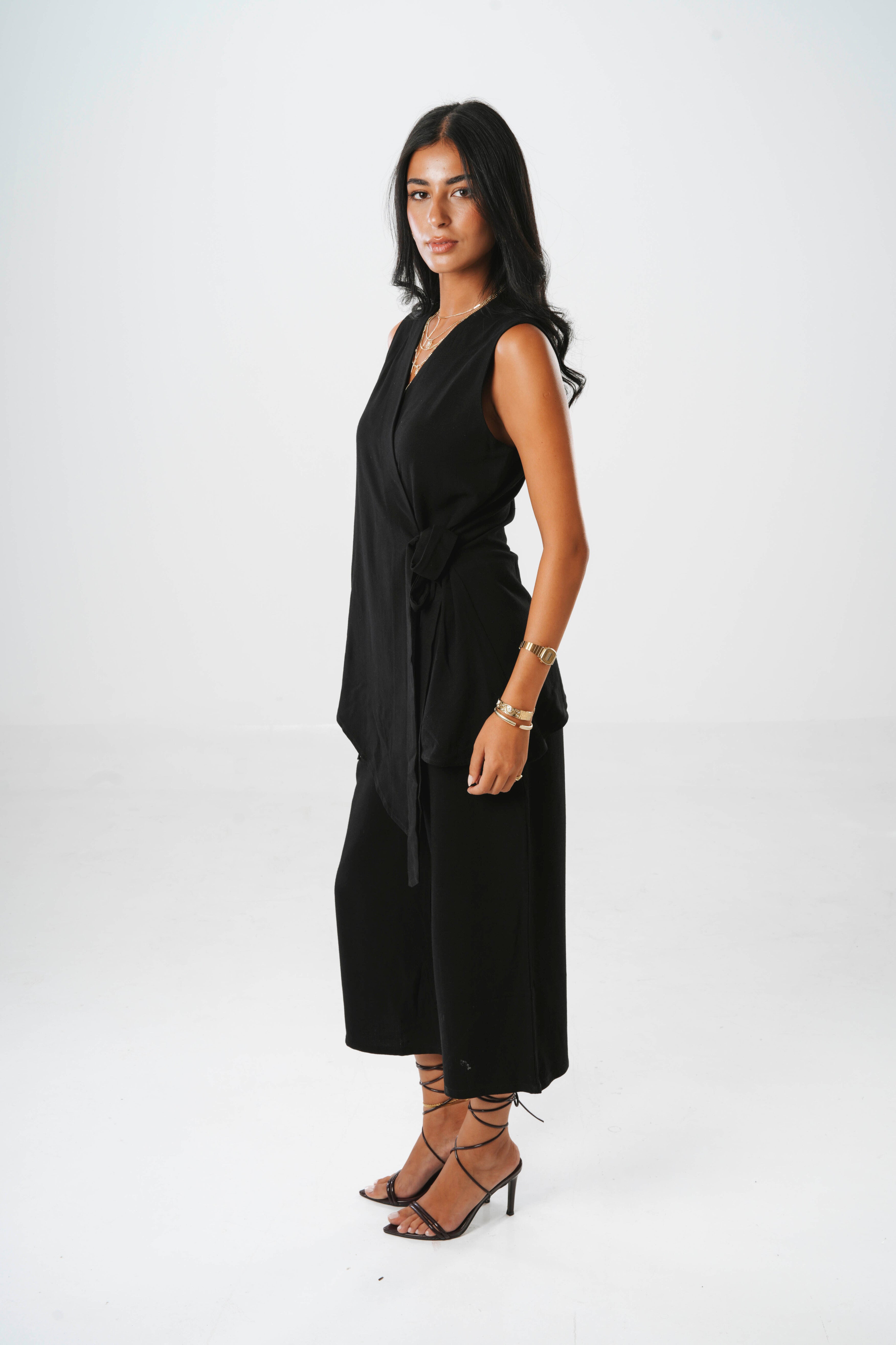 Fosoul Asymmetric Linen set