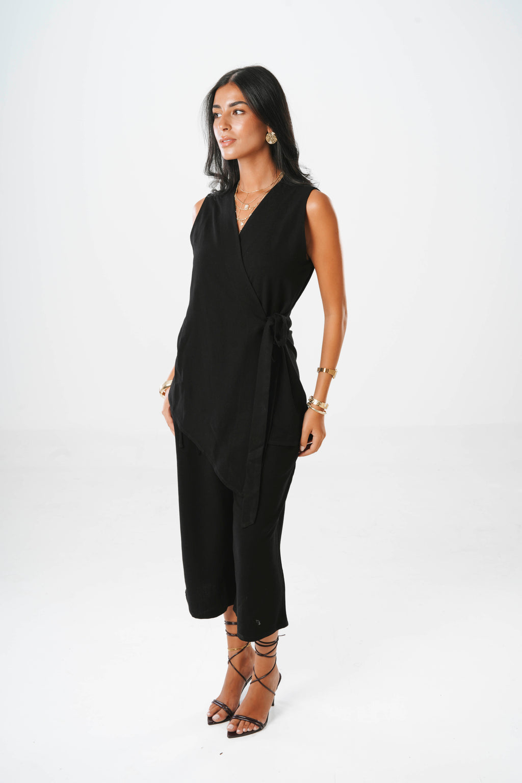 Fosoul Asymmetric Linen set