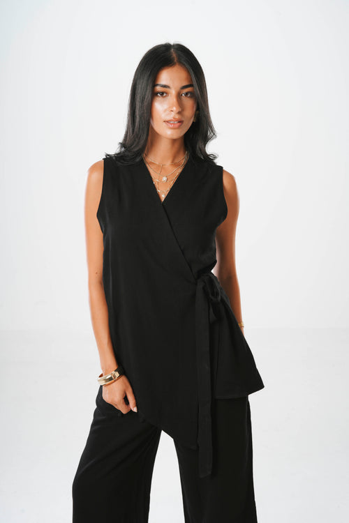 Fosoul Asymmetric Linen set