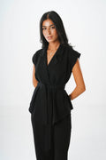 Fosoul Linen Blazer Vest