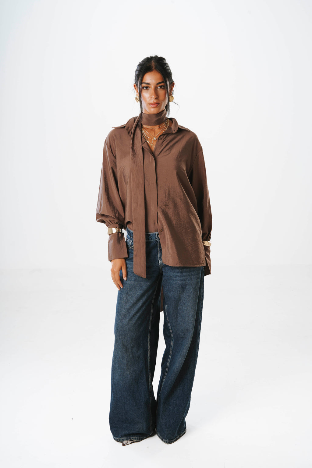 Fosoul Sheer Brown shirt