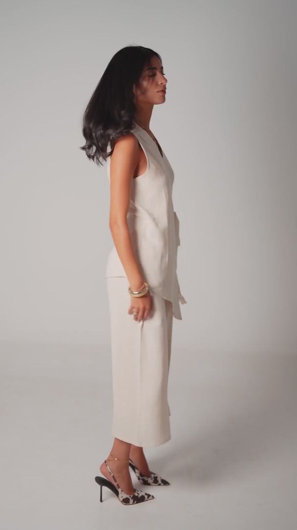 Fosoul Asymmetric Linen set