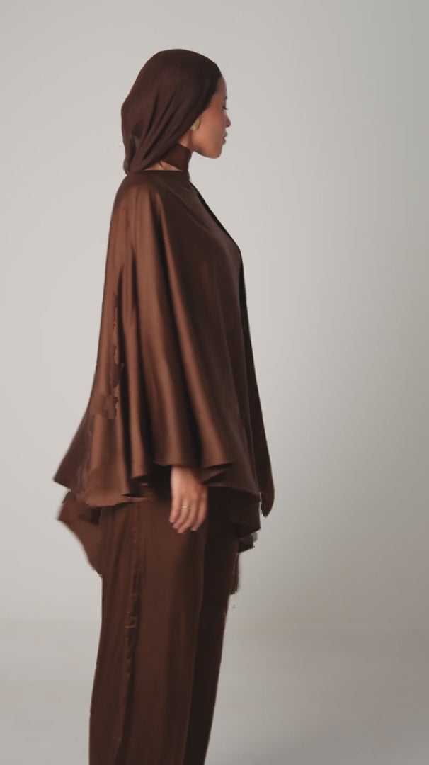 Fosoul Flow Silk Satin Set
